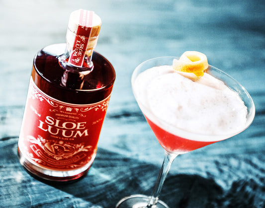 Sloe Gin Luum Fizz