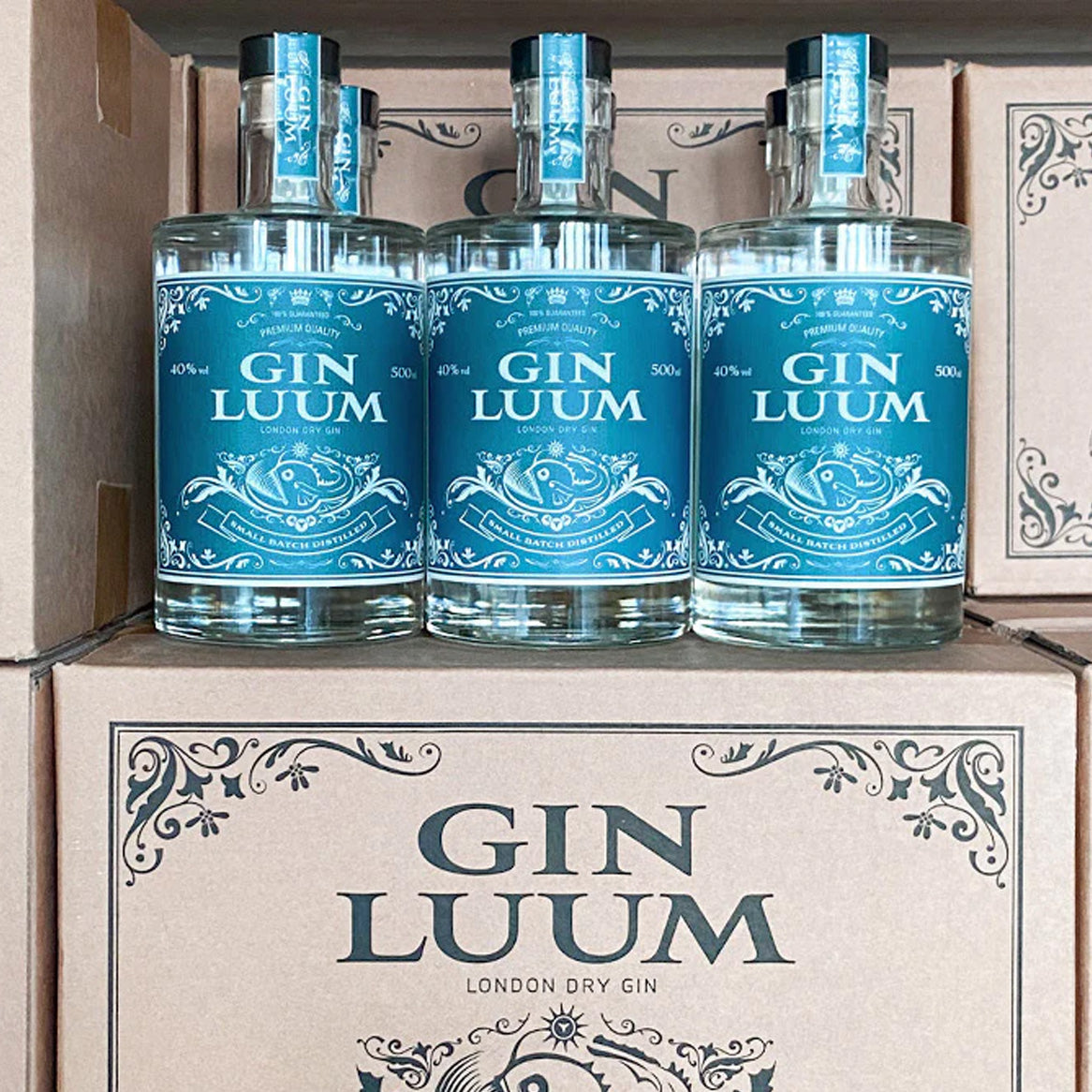 GIN LUUM – 500ml, 40% Vol. im 6er-Karton