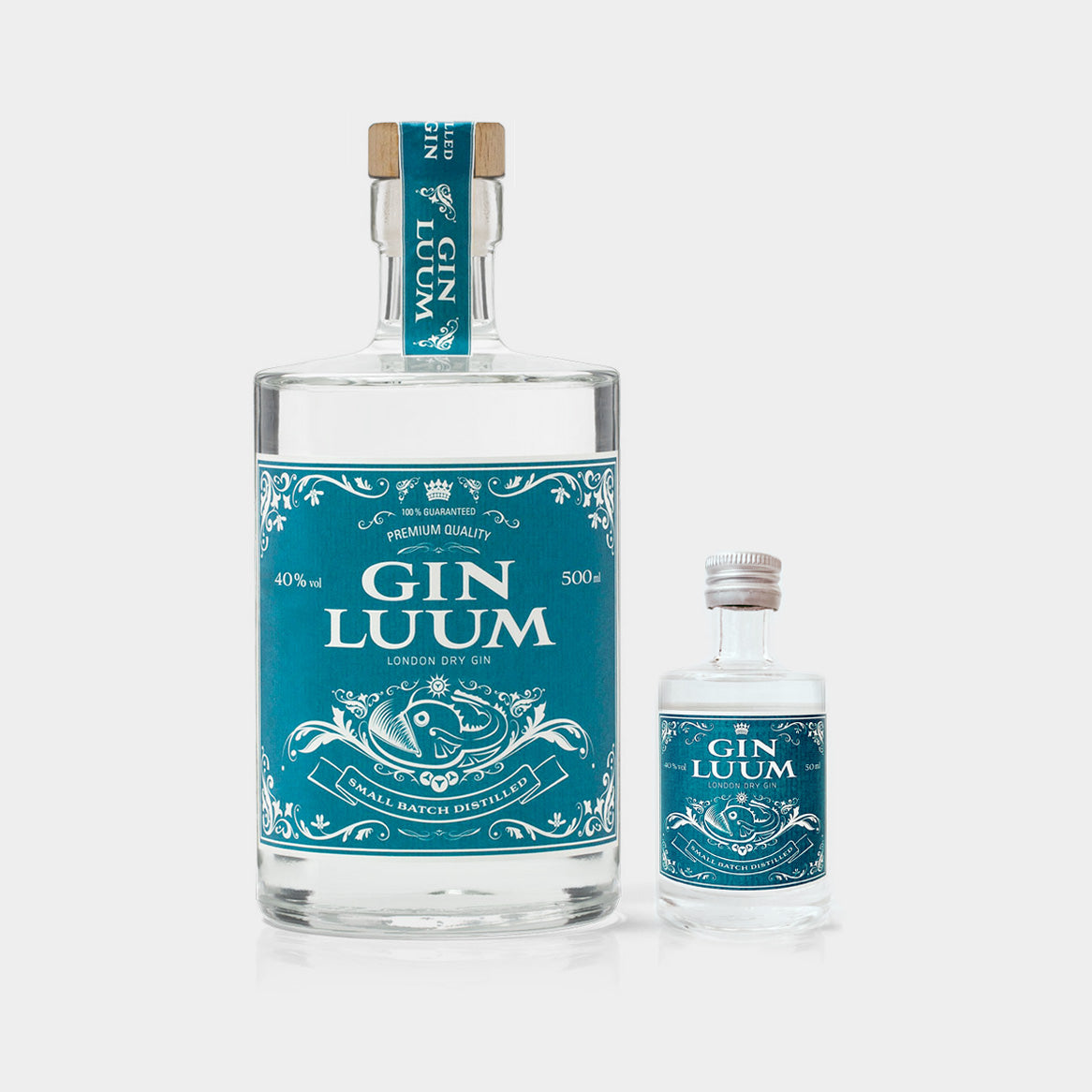 GIN LUUM - 500ml, 40% Vol. plus 50ml-Gin Luum Mini