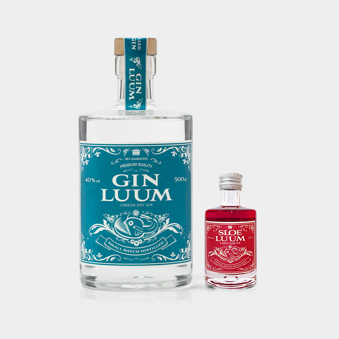 GIN LUUM - 500ml, 40% Vol. plus 50ml-Sloe Luum Mini