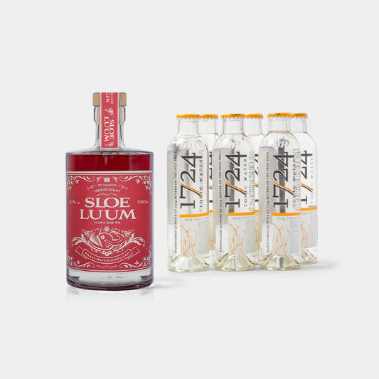 SLOE LUUM - 500ml, 30% Vol. plus 6x "1724" Tonic